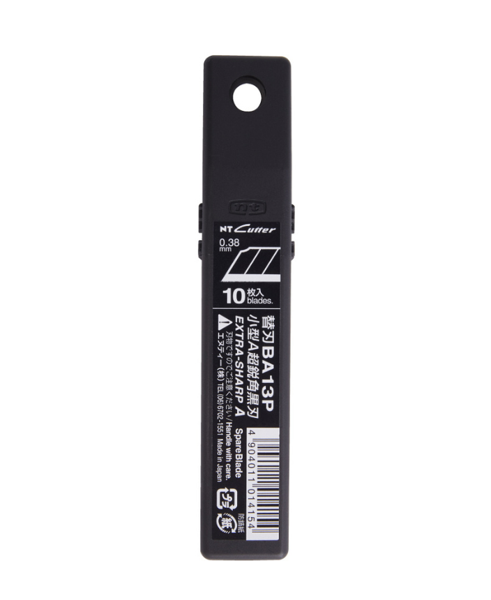 Cuchillas NT Cutter BA13P, negras (cartucho cuchillas)