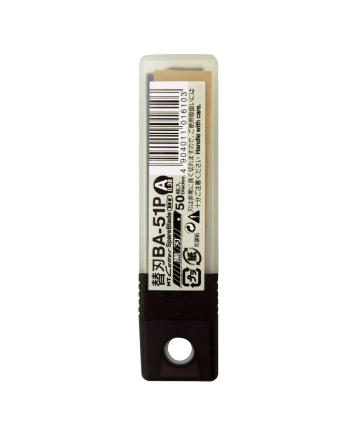 Cuchillas NT Cutter BA-51P (cartucho 50 cuchillas negras)