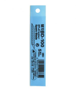 Cuchillas-NT-CUTTER-BD-100-biselada-estrecha-9mm-30grados-paquete