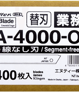 400 Cuchillas BA-4000-ON sin segmentos industrial - 9 mm